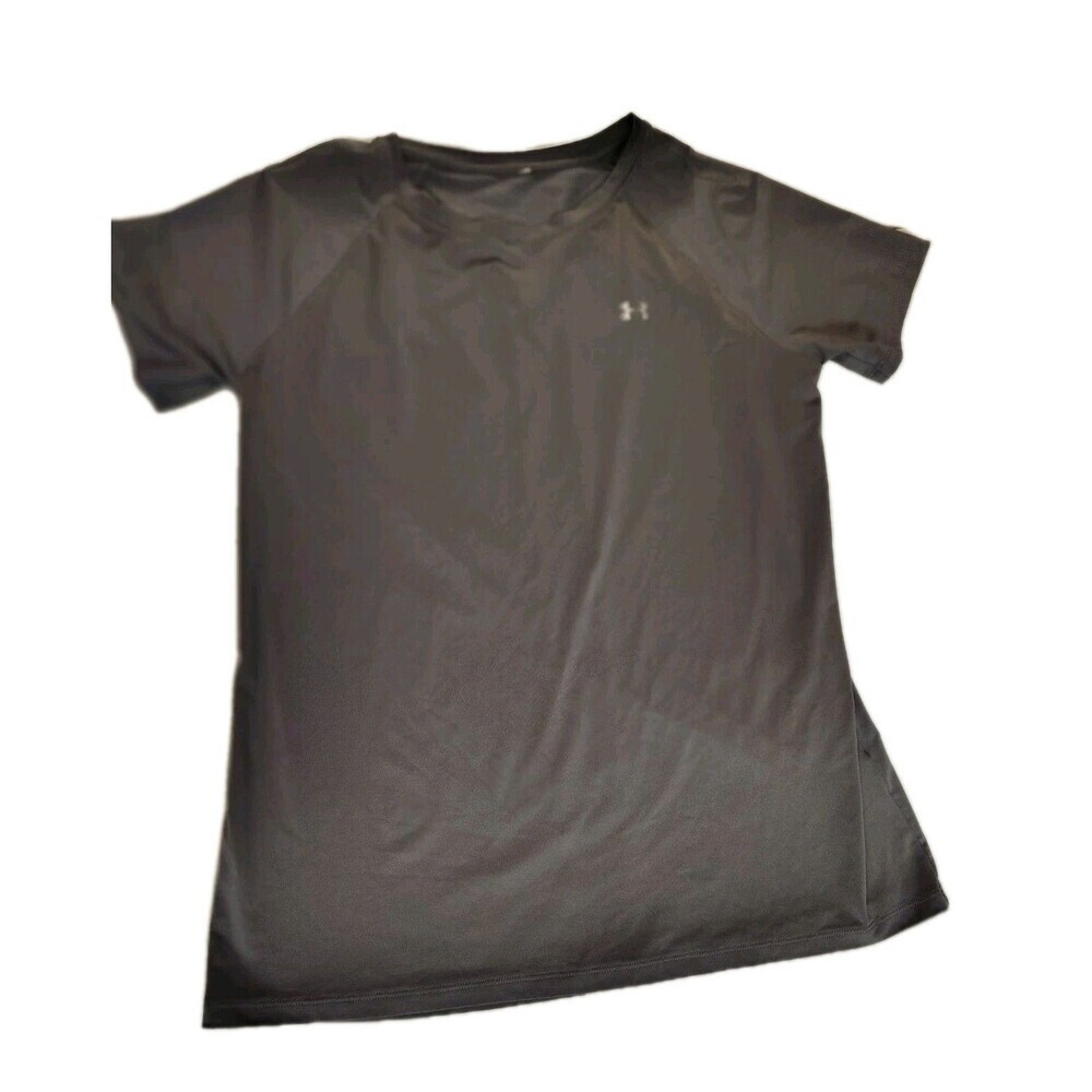 Under Armour Men's HeatGear Short Sleeve Performance T-Shirt - Charcoal Gray